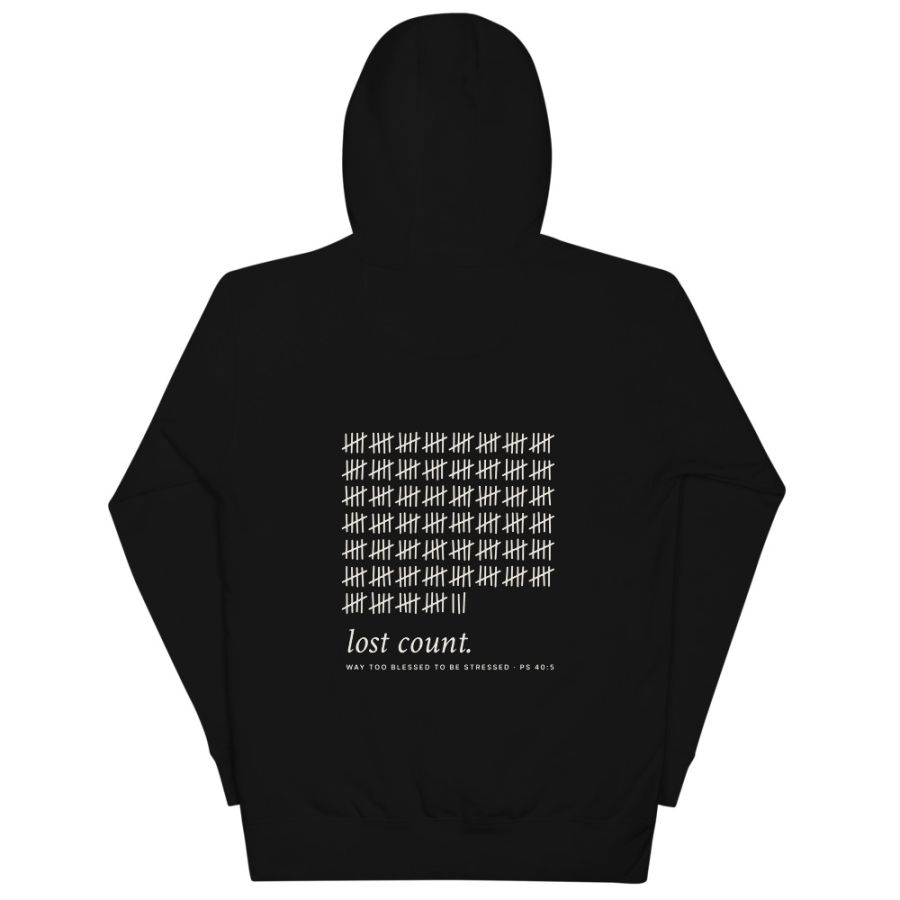 Lost Count Hoodie, back