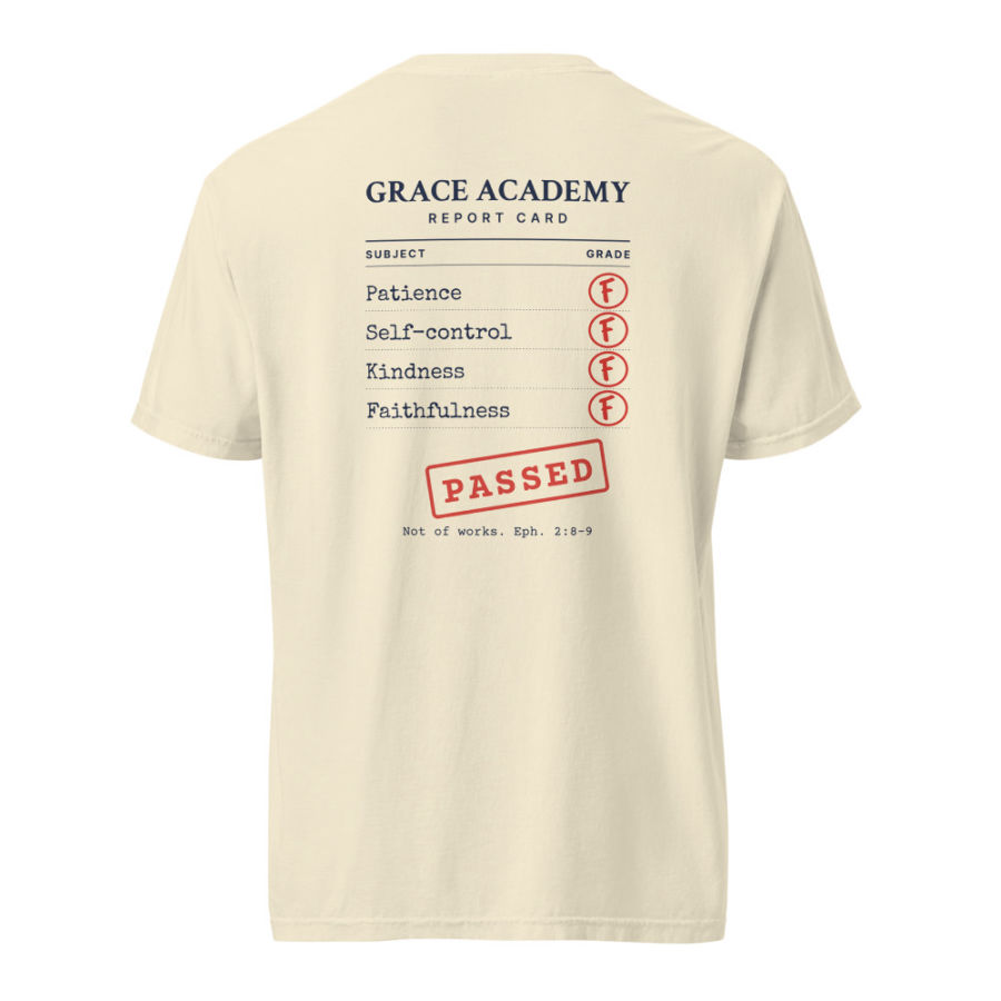 Grace Academy Tee, back