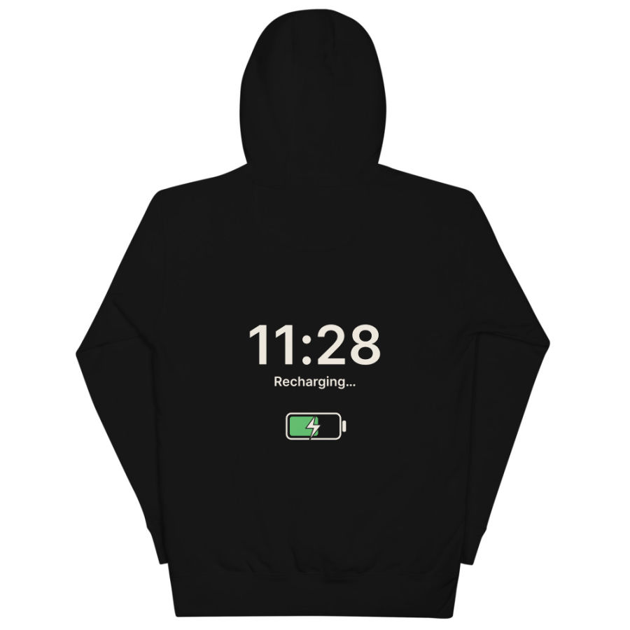 Recharging Hoodie, back