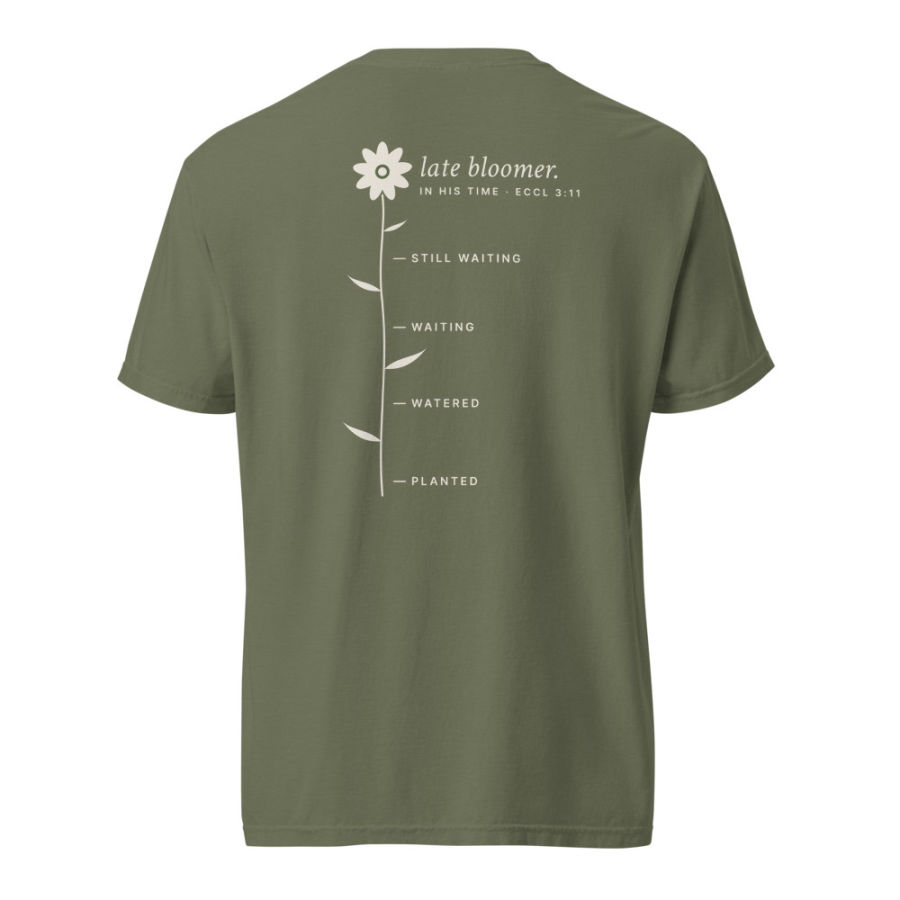 Late Bloomer Tee, back